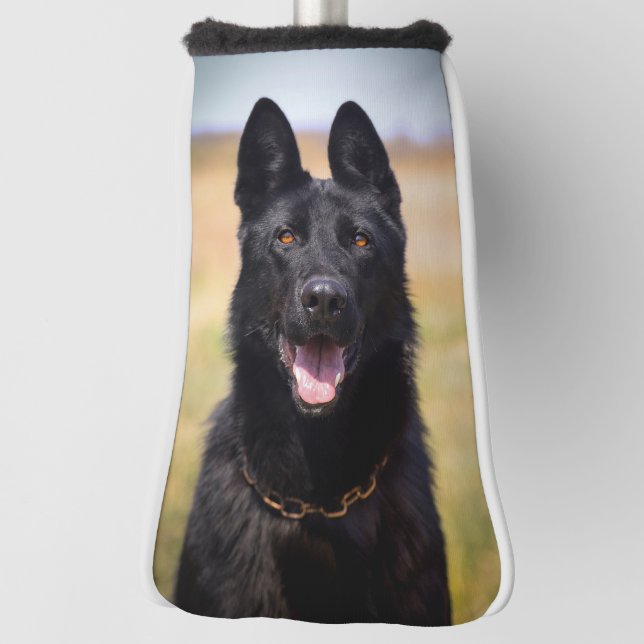 Custom Pet Dog Photo German Shepherd Putter Golf Head Cover (Rotate 90)