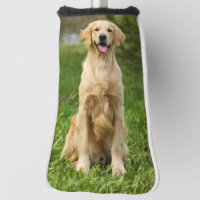 Custom Pet Dog Photo Golden Retriever Putter