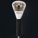 Custom Pet Dog Photo Golf Head Cover<br><div class="desc">Custom Pet Dog Photo Golf Head Cover. Replace the head photo of the dog with your own pet dog photo.</div>