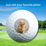 Custom Pet Dog Photo Modern Personalised  Golf Balls<br><div class="desc">There should be no question for those of us who have played for years -- golf is definitely more than just a game -- so it's especially appropriate to have a photo of a person who is really special to us. Customise these golf balls with your favourite pet photo, kids...</div>