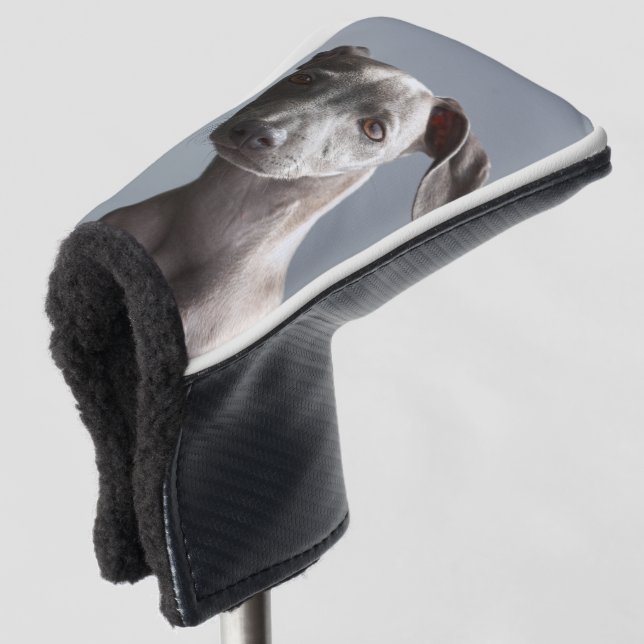 Custom Pet Dog Photo Personalised Putt Golf Head Cover (3/4 Front)