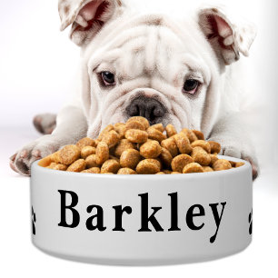 Custom Pet Dog Puppy Cute Personalised Food Water  Bowl