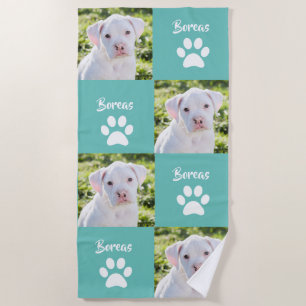 Custom Pet Gifts, Custom Dog Beach Towel