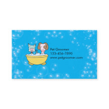 Custom Pet Groomer Appointment Card