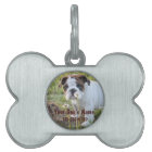 Custom Pet ID Tag with Picture, Name, Phone Number
