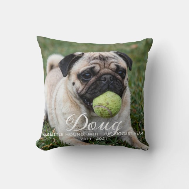 Custom Pet Memorial Cushion (Front)