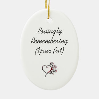 Custom Pet Memorial Keepsake Ornament