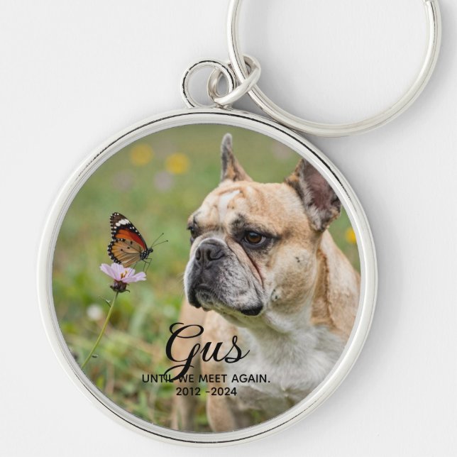 Custom Pet Memorial Key Ring (Front)