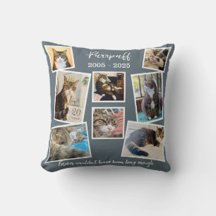 Custom Pet Memorial Photo & Quote Cushion