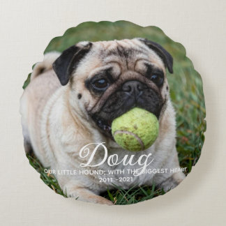 Custom Pet Memorial Round Cushion