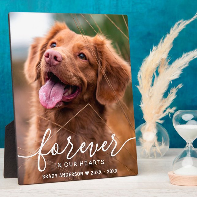 Custom Pet Memorial Sympathy Pet Loss Photo  Plaque (Creator Uploaded)