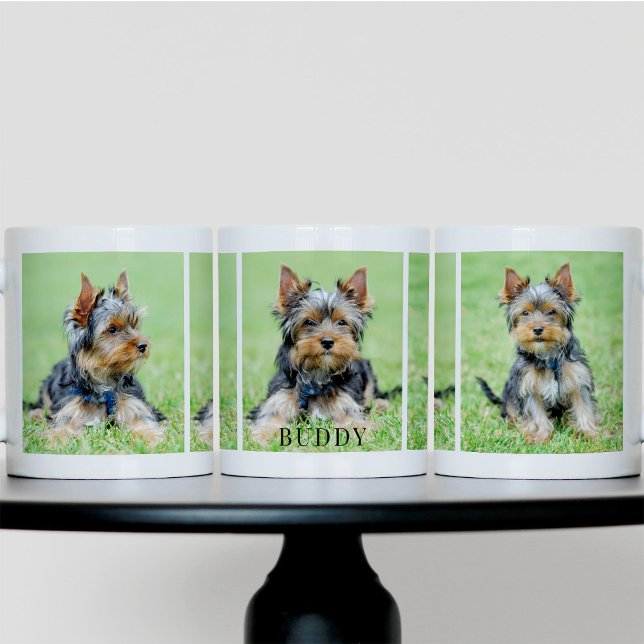 Custom Pet Multi Photo Personalized Coffee Mug (Creator Uploaded)