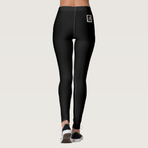 Custom Pet Mum Cat Lover Activewear Sports Black  Leggings