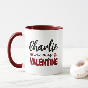 Custom Pet Name Dog, Cat Valentine's Day Pet Gift Mug