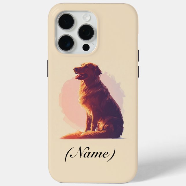Custom Pet Name Option Case-Mate iPhone Case (Back)