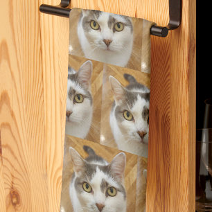 Custom Pet or Family Photo Personalised Tea Towel