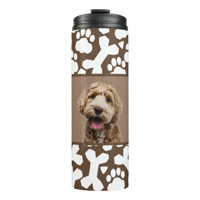 Custom Pet Personalised Picture  Thermal Tumbler (Front)