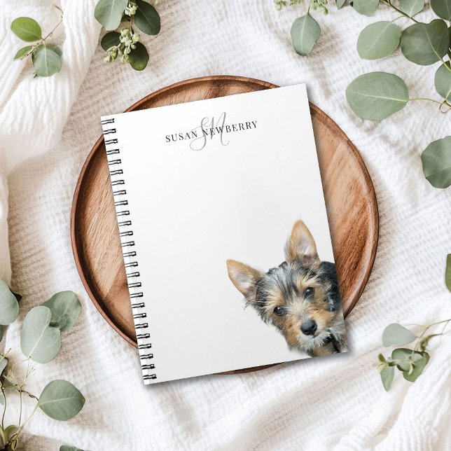 Custom Pet Personalized Monogram Notebook (Creator Uploaded)