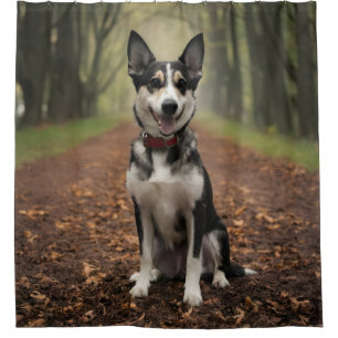 Custom pet photo  Add Your Own Designs Photo Here  Shower Curtain