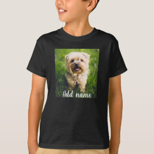 Custom Pet Photo And Name T-Shirt