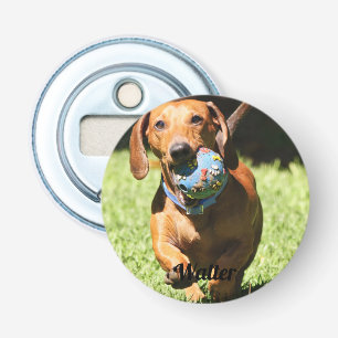 Custom Pet Photo and Text Bottle Opener
