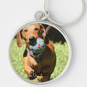 Custom Pet Photo and Text Personalised Key Ring