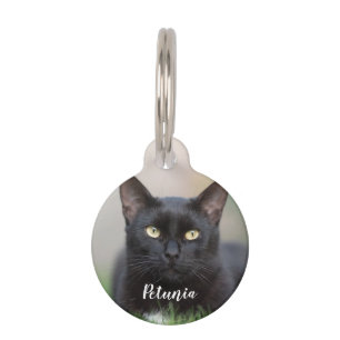 Custom Pet Photo Button Pet Tag