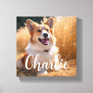 Custom Pet Photo Canvas Print