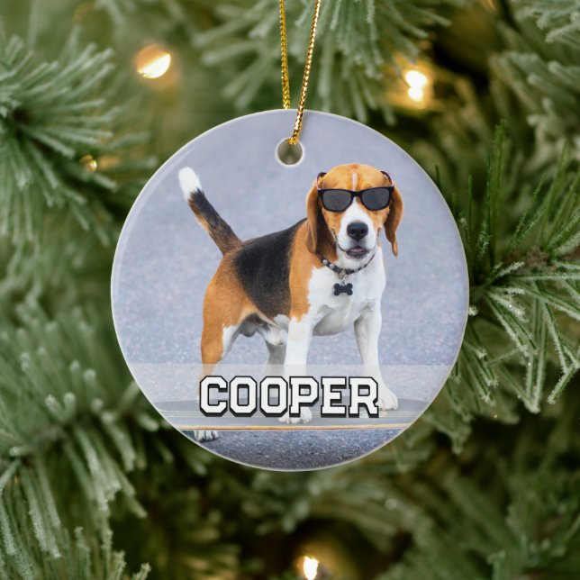 Custom Pet Photo Ceramic Tree Decoration (Tree)