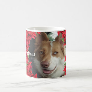 Custom Pet Photo Christmas Coffee Mug