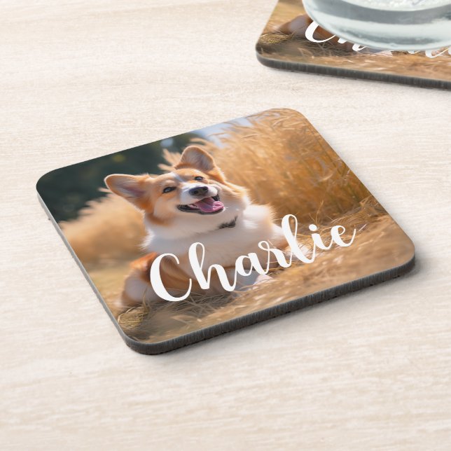 Custom Pet Photo Coaster (Left Side)