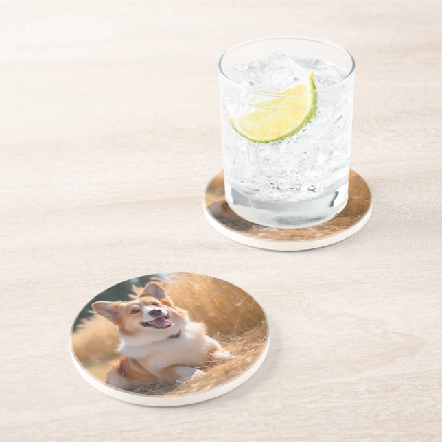 Custom Pet Photo Coaster (Side)