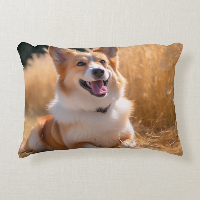 Custom Pet Photo Decorative Cushion (Front)