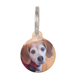 Custom Pet Photo Dog Cat Cute Pet Tag