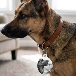 Custom Pet Photo Dog Lover Keepsake Tag