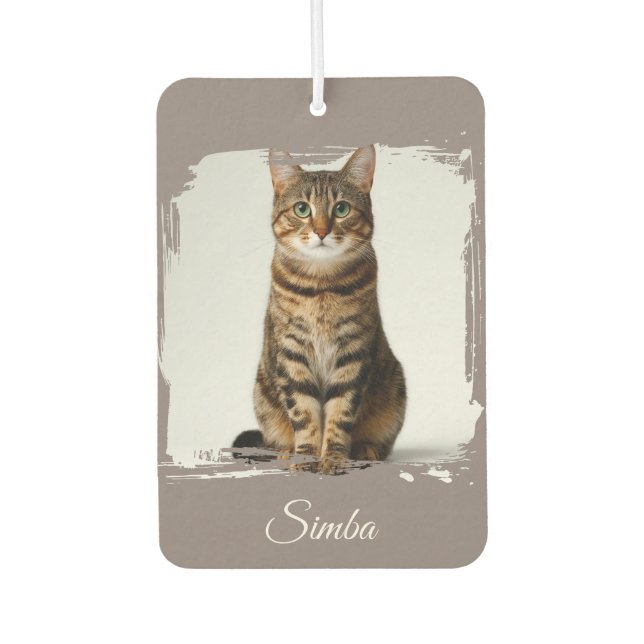 Custom Pet  Photo — Double Sided car Car Air Freshener (Front)