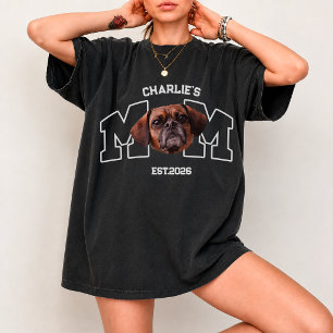 Custom Pet Photo Face personalised Name For Mum T-Shirt