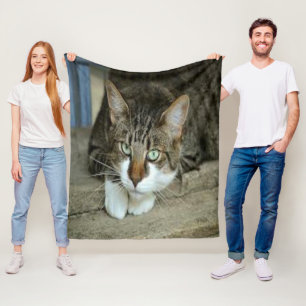 Custom Pet Photo Fleece Blanket