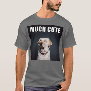 Custom Pet Photo Funny Much Cute Meme Style T-Shirt