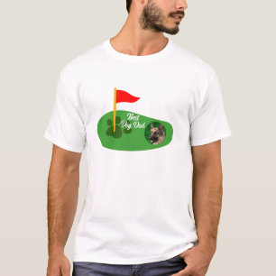 Custom Pet Photo Golf Shirt, Minimalist Golfer T-Shirt