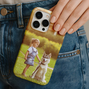 Custom Pet Photo Keepsake Gift Cute Dog or Cat iPhone 16 Pro Case