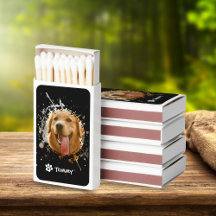 Custom Pet Photo Matchboxes – Personalised Party