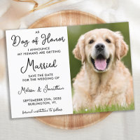 Custom Pet Photo My Humans Are Getting Married Dog