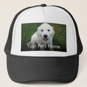 Custom Pet Photo Name I Add Your Photo Trucker Hat