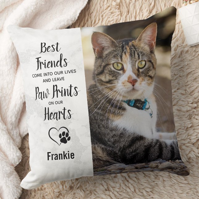 Custom Pet Photo Personalised Dog Cat Memorial Cushion (Creator Uploaded)