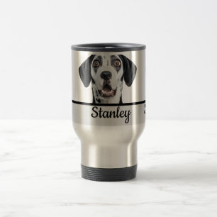 Custom Pet Photo   Personalised name Travel Mug