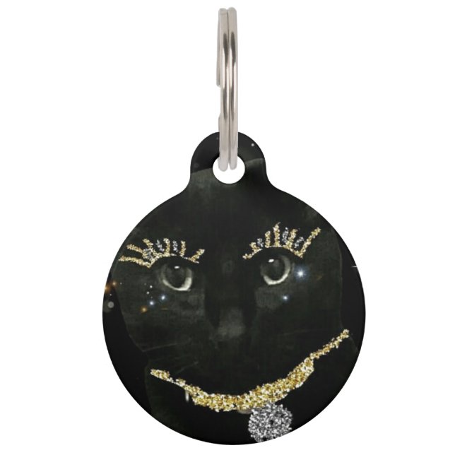 Custom Pet Photo Personalised Pet Tag (Front)