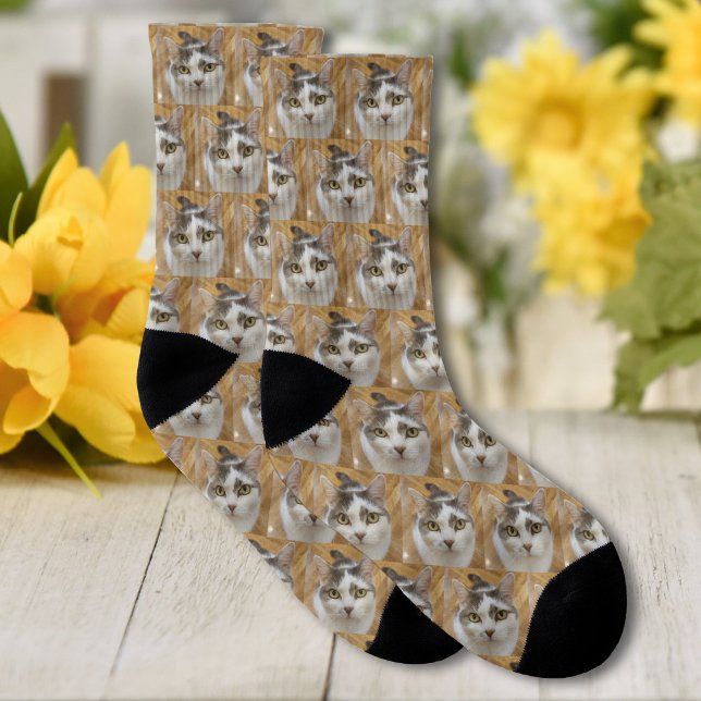 Custom Pet Photo Personalised Socks (Creator Uploaded)