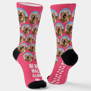 Custom Pet Photo Personalised Unique Dog Socks