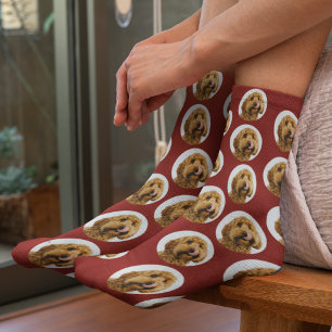 Custom Pet Photo   Personalized Pet Lover  Socks